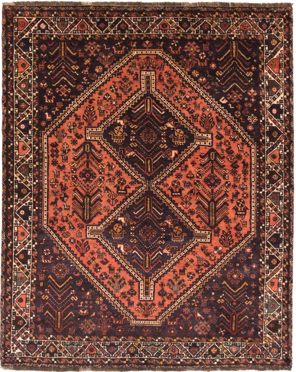 Persisk tæppe Shiraz 213x171 213x171, Persisk tæppe Knyttet i hånden