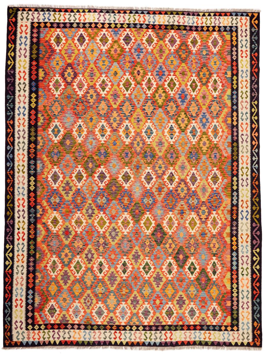 Tapete afegão Kilim Afegão 405x310 405x310, Tapete persa Tecido à mão