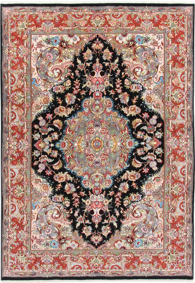 Tapete persa Tabriz 40Raj 345x245 345x245, Tapete persa Atado à mão