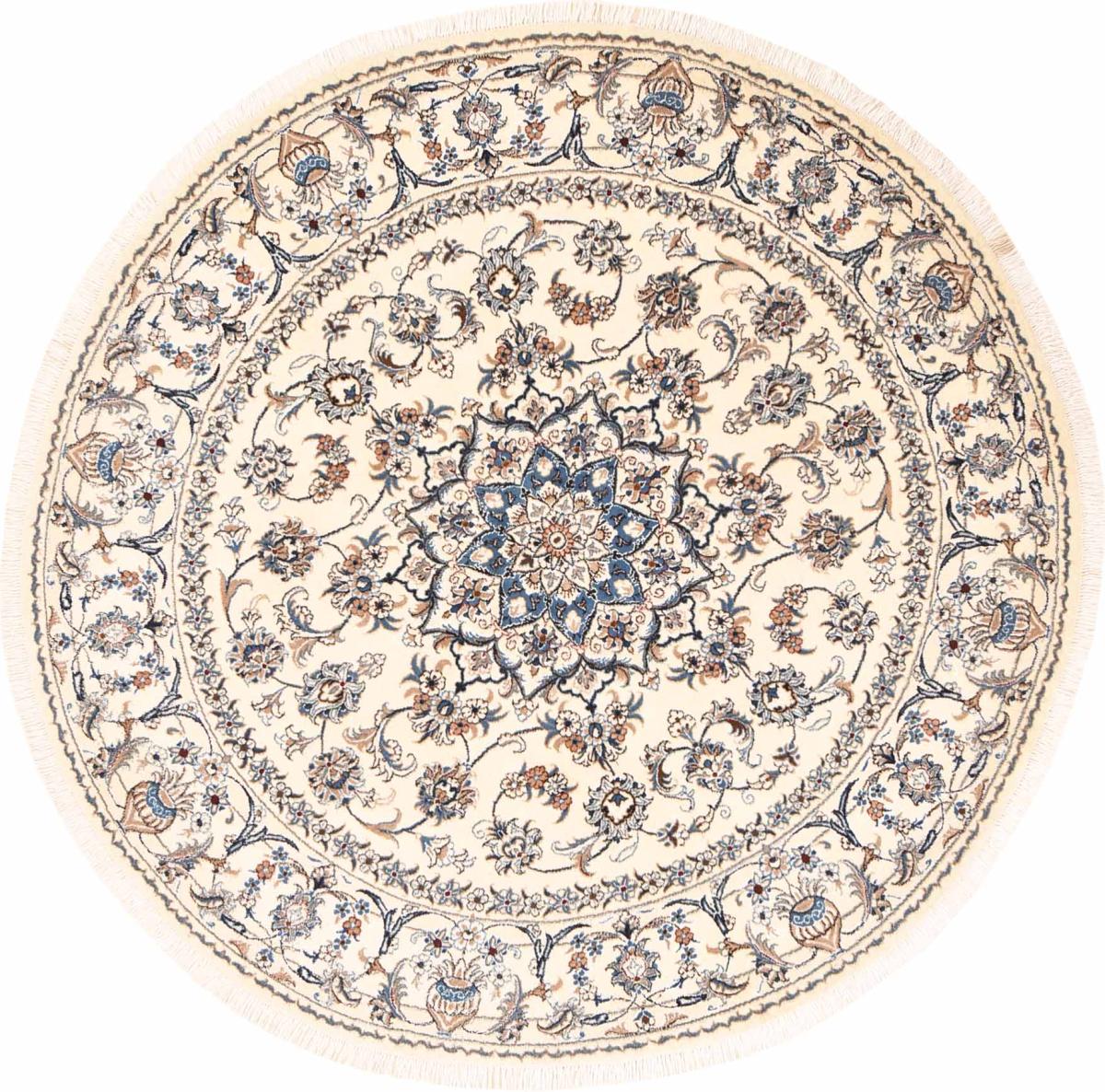 Tappeto persiano Nain 199x197 199x197, Tappeto persiano Annodato a mano