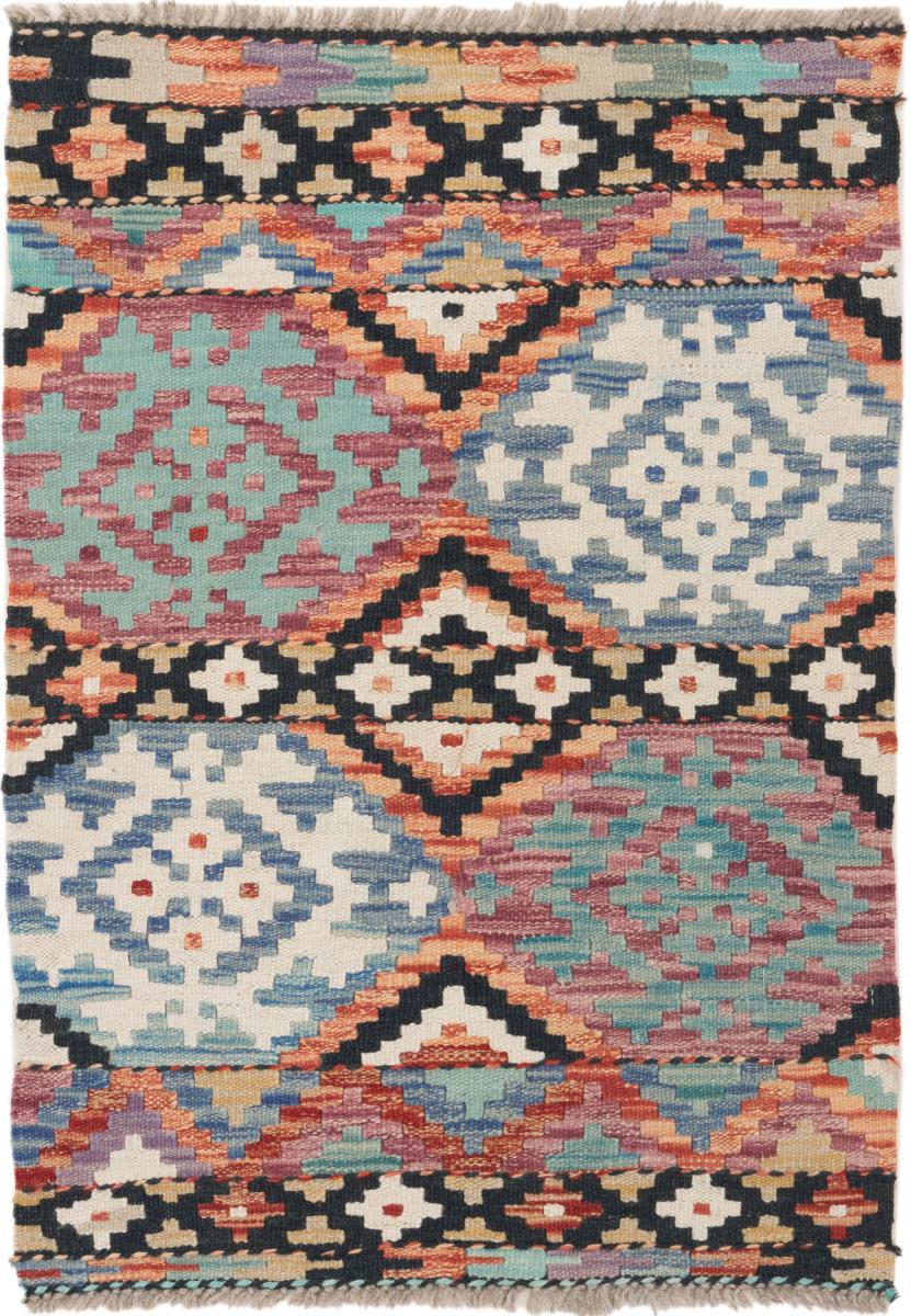 Tapete afegão Kilim Afegão 86x62 86x62, Tapete persa Tecido à mão