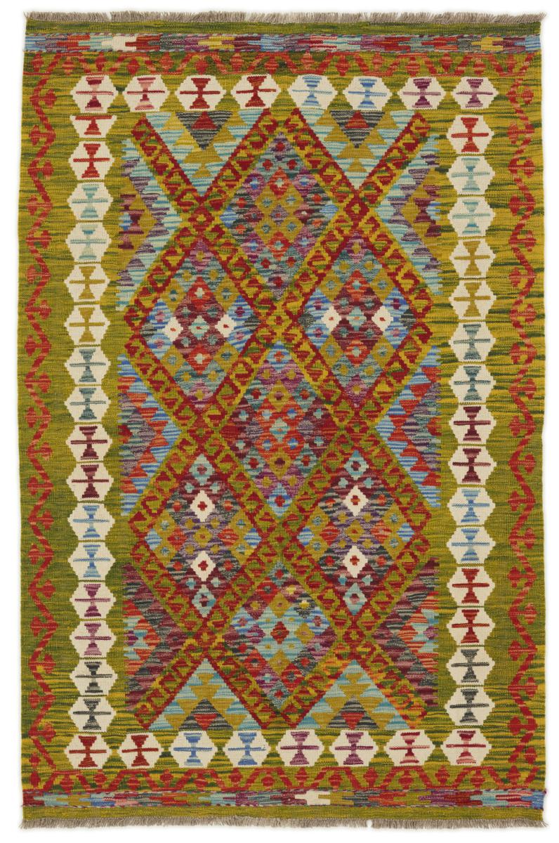 Afghaans tapijt Kilim Afghan 188x126 188x126, Perzisch tapijt Handgeweven