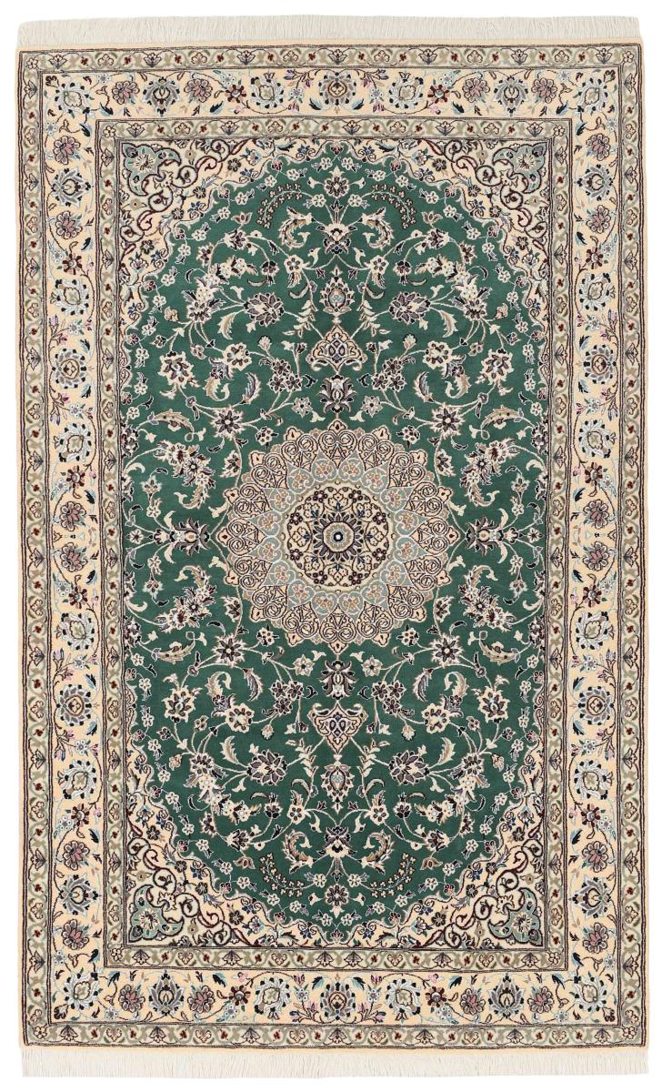 Persisk tæppe Nain 9La 254x157 254x157, Persisk tæppe Knyttet i hånden