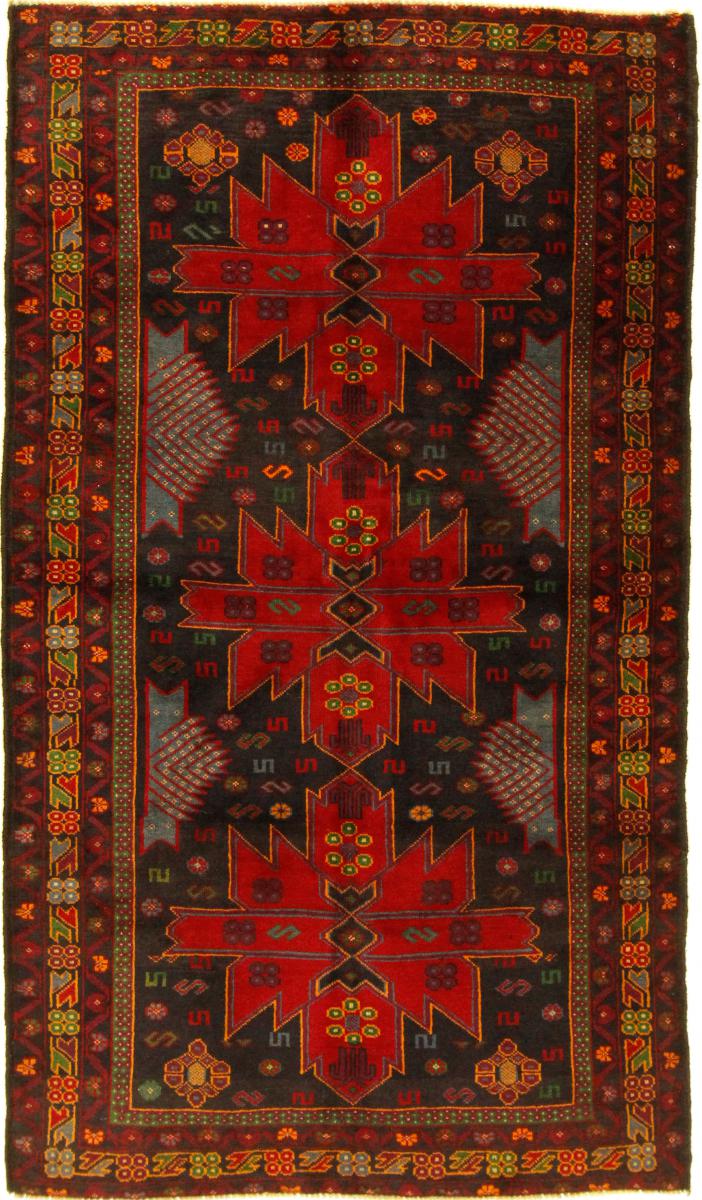 Tapis afghan Baloutche 185x105 185x105, Tapis persan Noué à la main