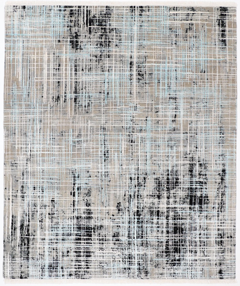 Tapis indien Sadraa 241x206 241x206, Tapis persan Noué à la main