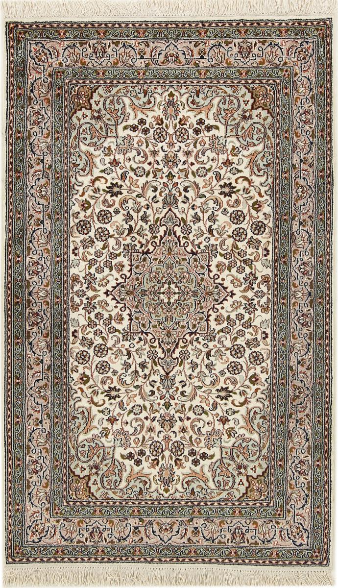 Tapis indien Cachemire Soie 129x78 129x78, Tapis persan Noué à la main