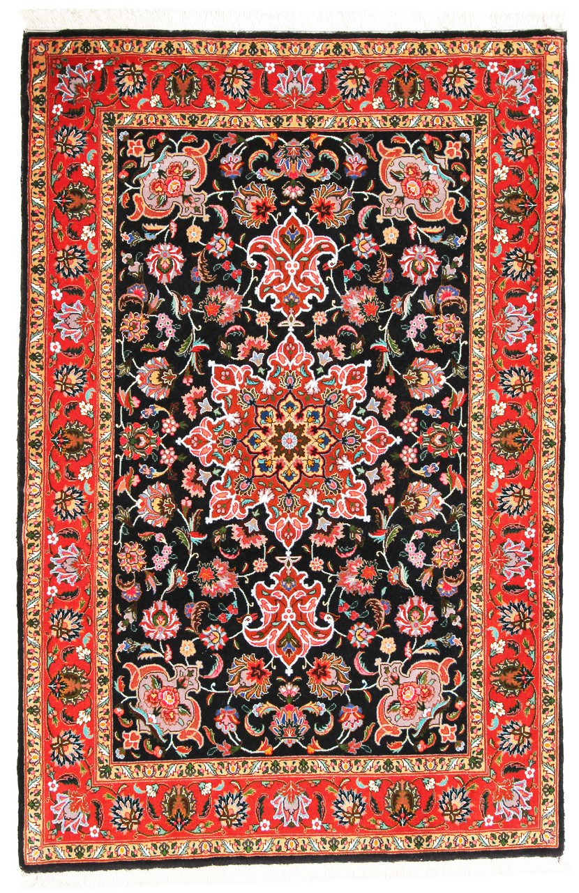 Persisk teppe Tabriz 60Raj 159x103 159x103, Persisk teppe Knyttet for hånd