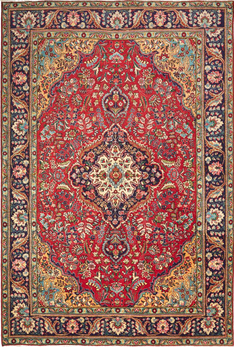 Tapete persa Tabriz 10'0"x6'8" 10'0"x6'8", Tapete persa Atado à mão