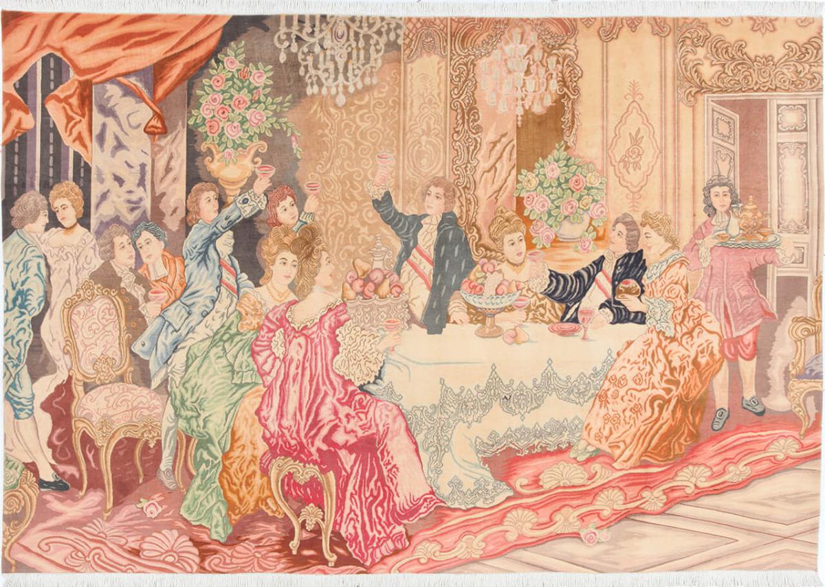  ペルシャ絨毯 タブリーズ 60Raj 295x199 295x199,  ペルシャ絨毯 手織り