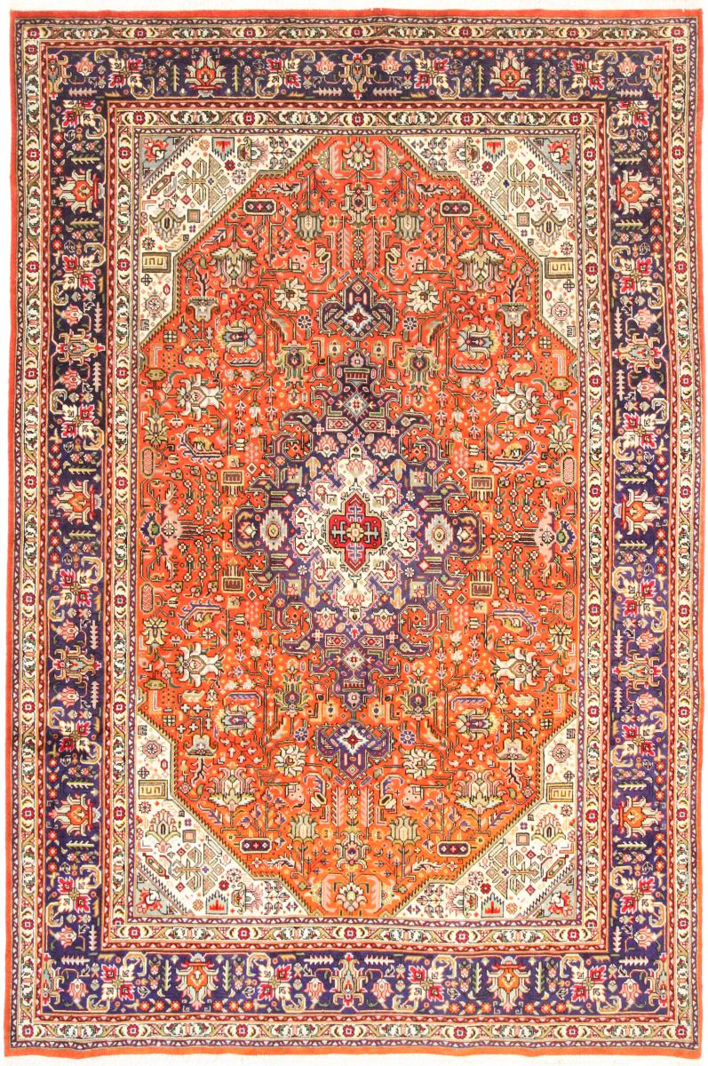 Tapete persa Tabriz 303x204 303x204, Tapete persa Atado à mão