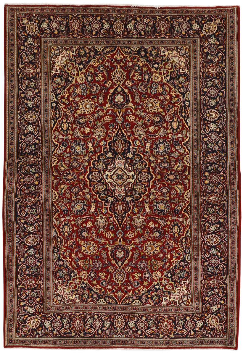 Persialainen matto Keshan 212x142 212x142, Persialainen matto Käsinsolmittu