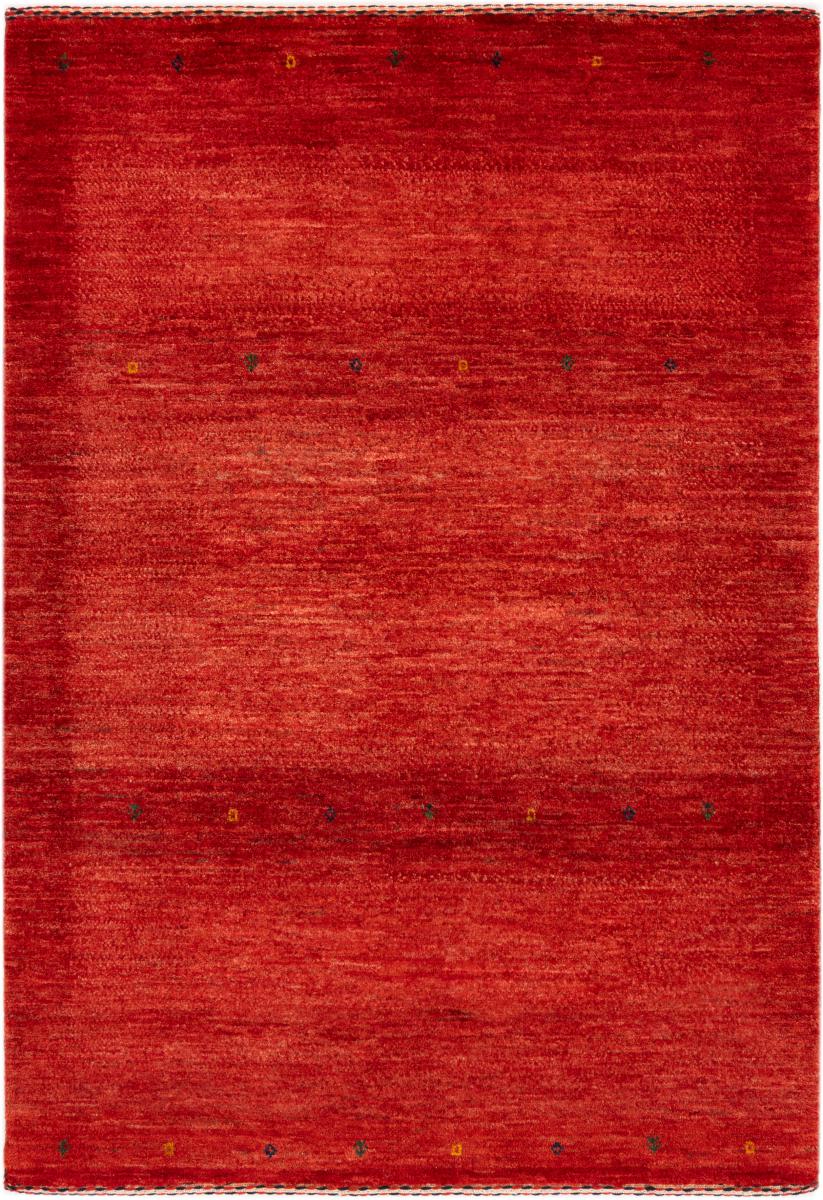 Persian rug Perser Gabbeh Loribaft Essence 4'1"x2'10" 4'1"x2'10", Persian rug Hand-knotted