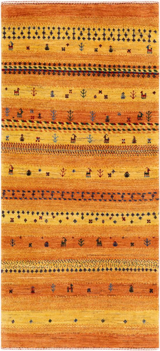 Tappeto persiano Persiano Gabbeh Loribaft Atelier 145x67 145x67, Tappeto persiano Annodato a mano