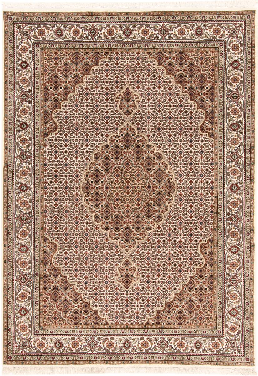 Indo rug Tabriz 204x144 204x144, Persian Rug Knotted by hand