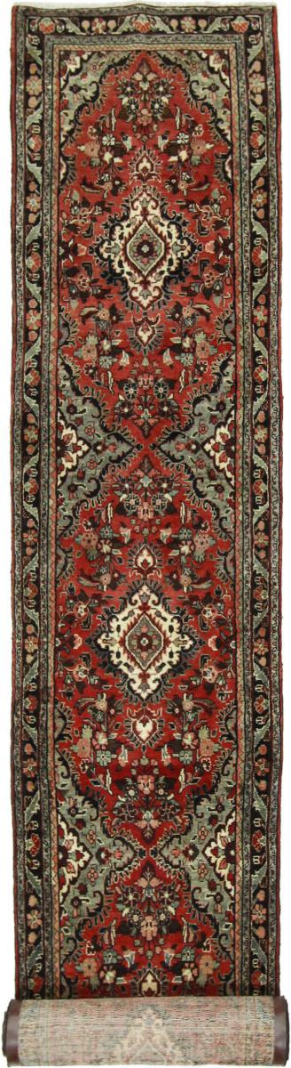 Persian Rug Hamadan 18'6"x2'11" 18'6"x2'11", Persian Rug Knotted by hand