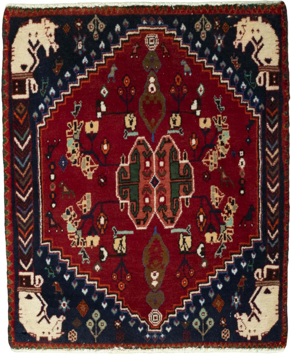 Tapis persan Shiraz 69x57 69x57, Tapis persan Noué à la main