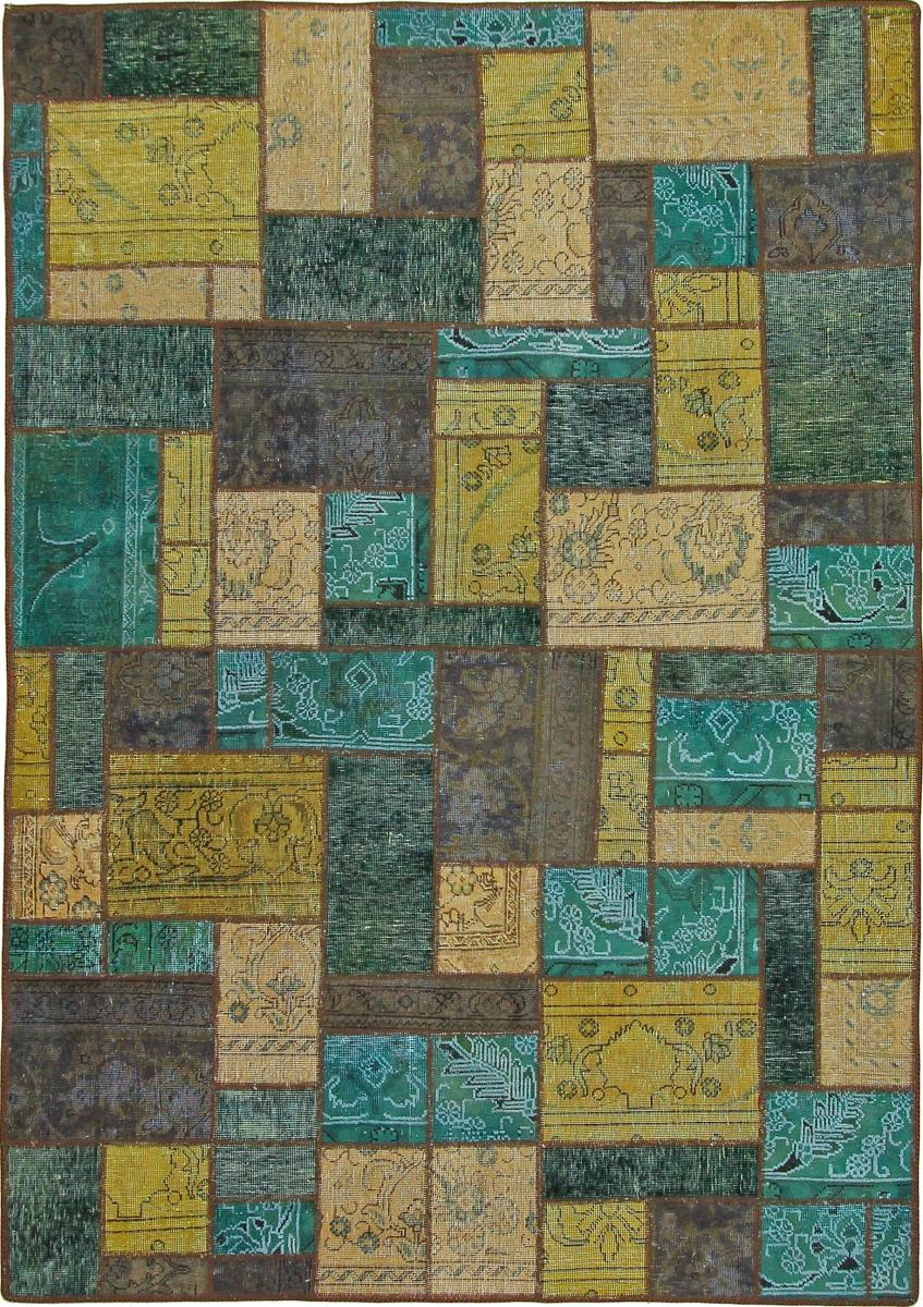 Tapete persa Patchwork 238x170 238x170, Tapete persa Atado à mão