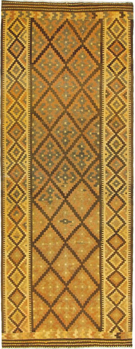 Tapete persa Kilim Fars Azerbaijan Antigo 343x131 343x131, Tapete persa Tecido à mão