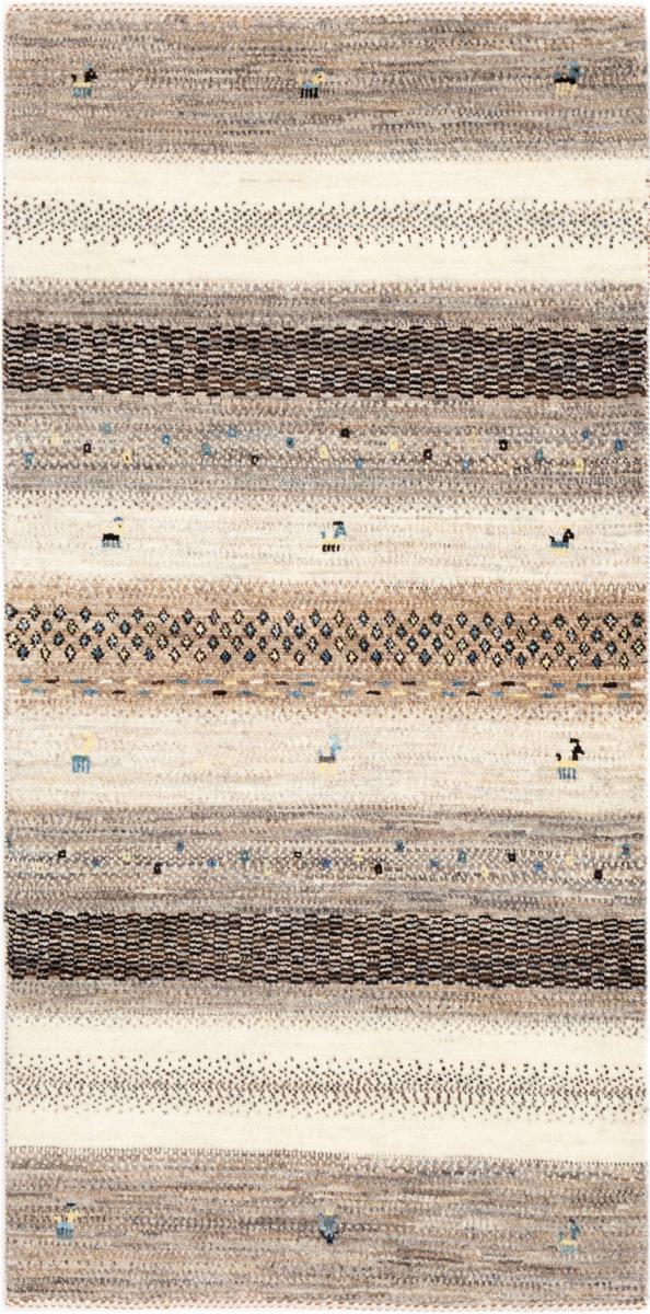 Tapis persan Persan Gabbeh Loribaft Atelier 145x71 145x71, Tapis persan Noué à la main