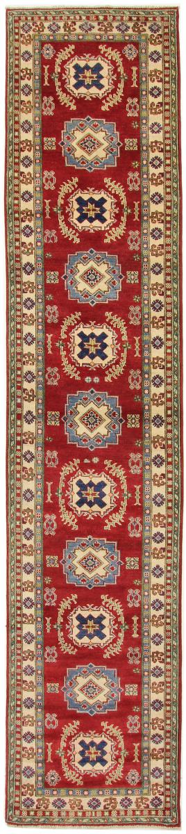 Afghaans tapijt Kazak 394x79 394x79, Perzisch tapijt Handgeknoopte