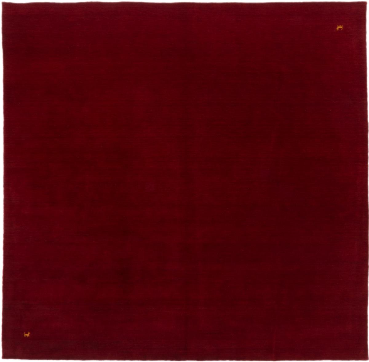 Indo rug Loom Gabbeh Red 200x200 200x200, Persian Rug Loom knotted