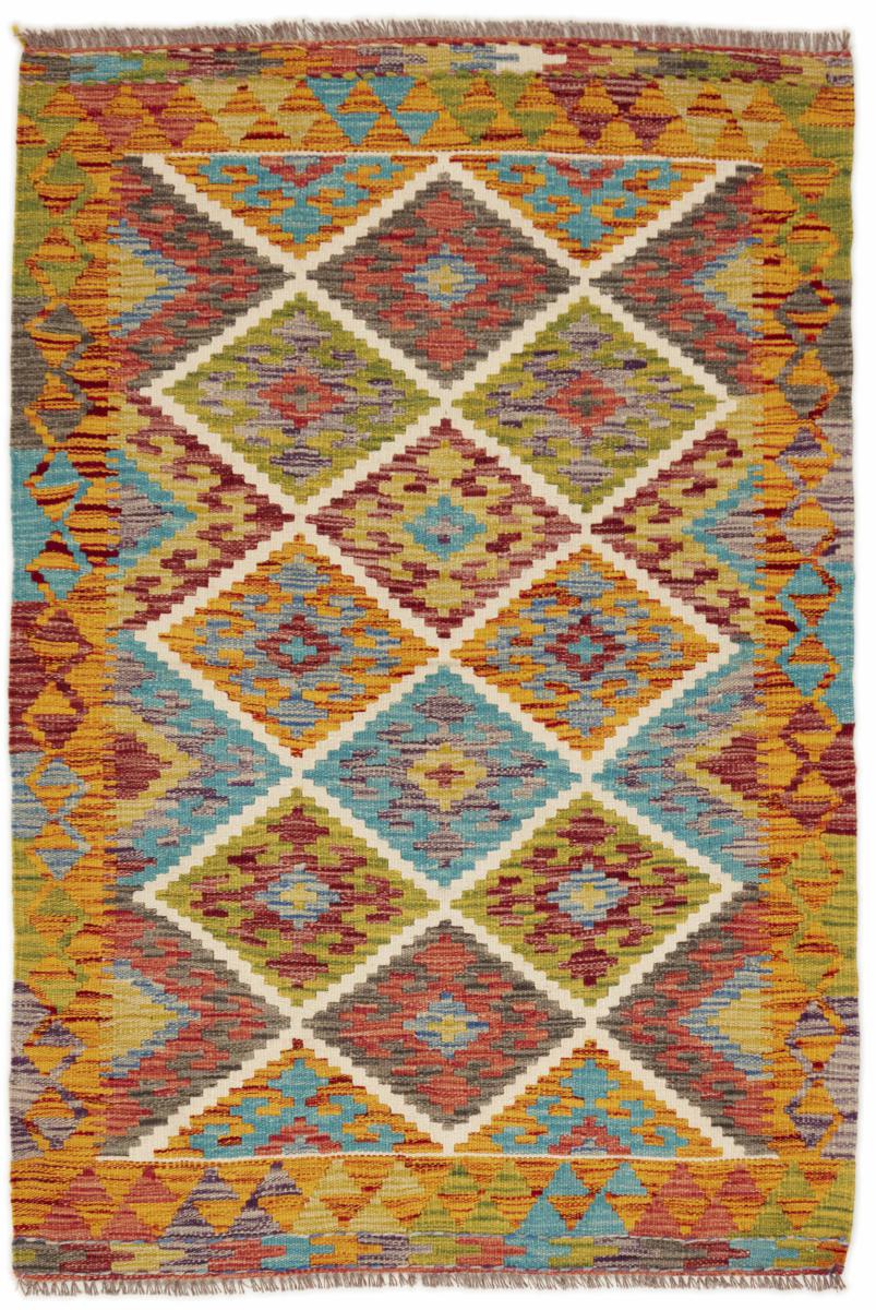 Tapete afegão Kilim Afegão 150x100 150x100, Tapete persa Tecido à mão