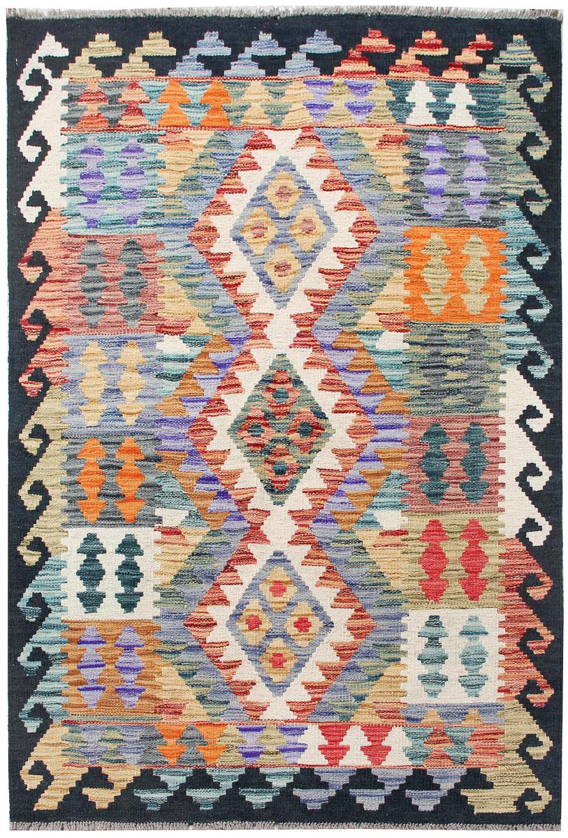 Tapete afegão Kilim Afegão 150x104 150x104, Tapete persa Tecido à mão