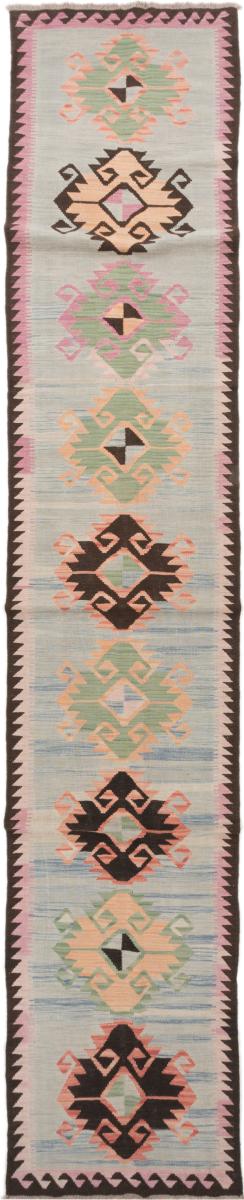 Tapete afegão Kilim Afegão 485x89 485x89, Tapete persa Tecido à mão
