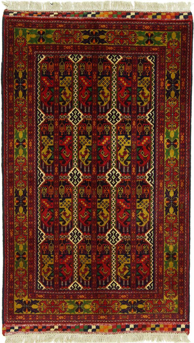 Afghansk tæppe Afghan Mauri 151x93 151x93, Persisk tæppe Knyttet i hånden