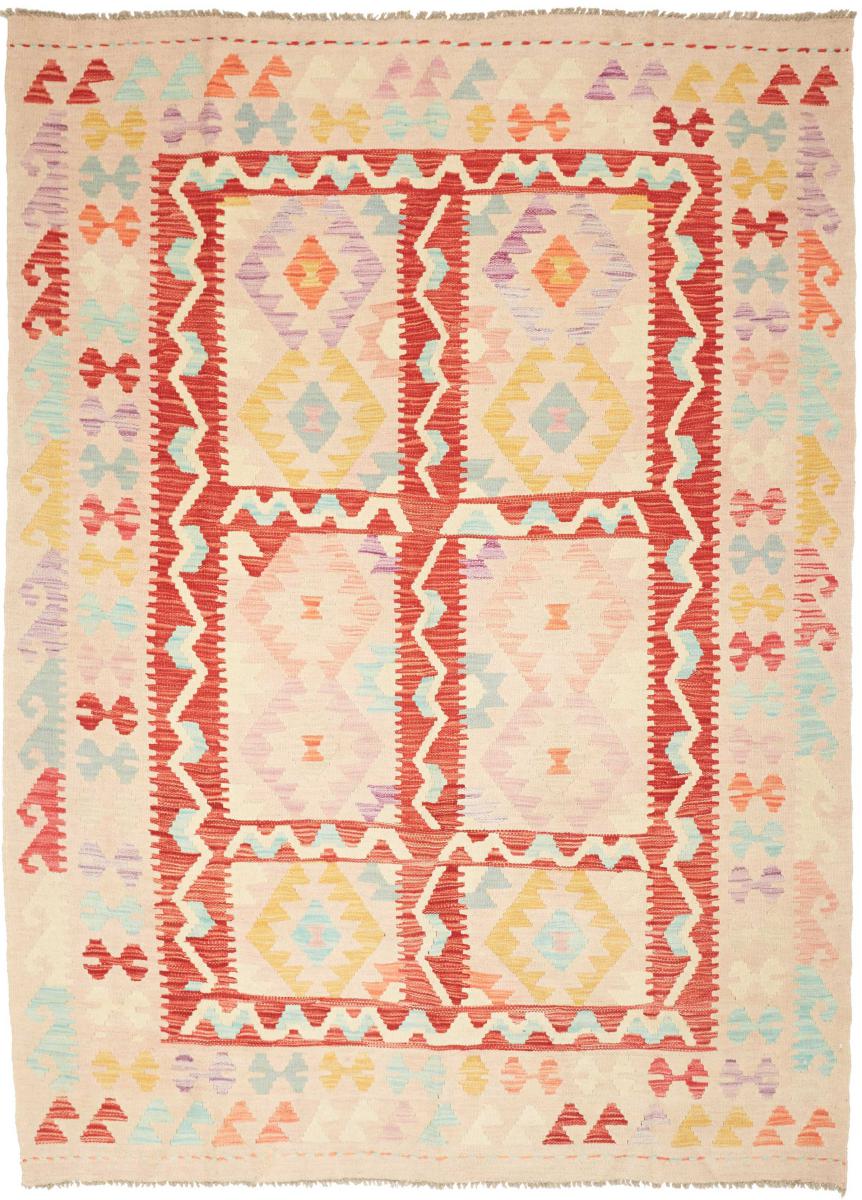 Afghaans tapijt Kilim Afghan 234x173 234x173, Perzisch tapijt Handgeweven