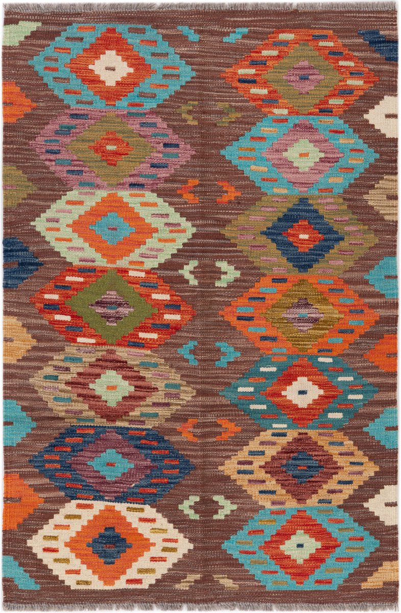 Afghansk matta Kilim Afghan 124x82 124x82, Persisk matta Handvävd