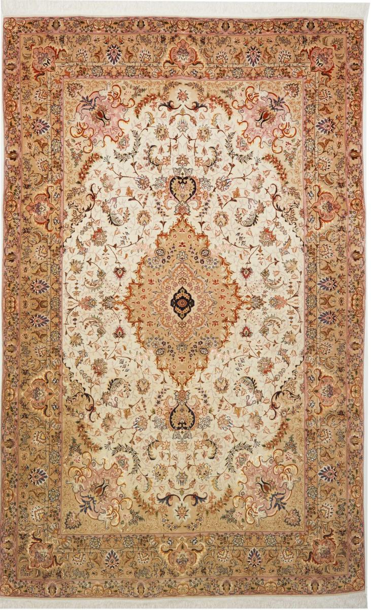 Tapete persa Tabriz 60Raj Fio de Seda 323x201 323x201, Tapete persa Atado à mão