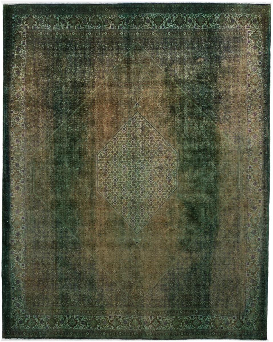 Persian Rug Bidjar Colored 12'10"x10'1" 12'10"x10'1", Persian Rug Knotted by hand