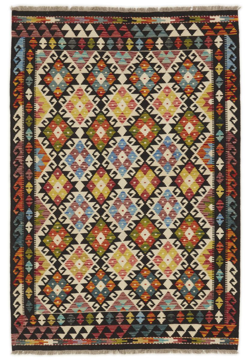 Alfombra afgana Kilim Afghan 197x137 197x137, Alfombra persa Tejido a mano