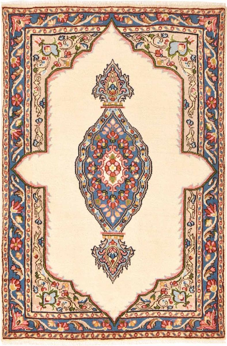 Tapete persa Kerman 141x92 141x92, Tapete persa Atado à mão