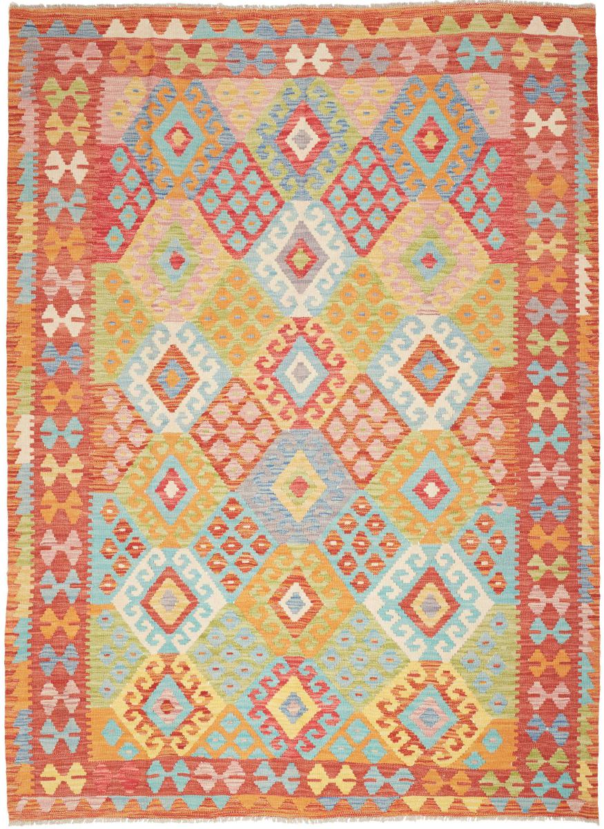 Tapete afegão Kilim Afegão 241x178 241x178, Tapete persa Tecido à mão