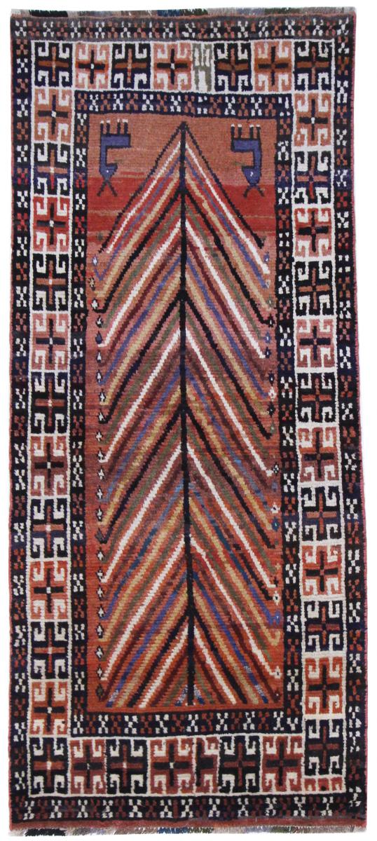 Tapete persa Kordi 203x84 203x84, Tapete persa Atado à mão