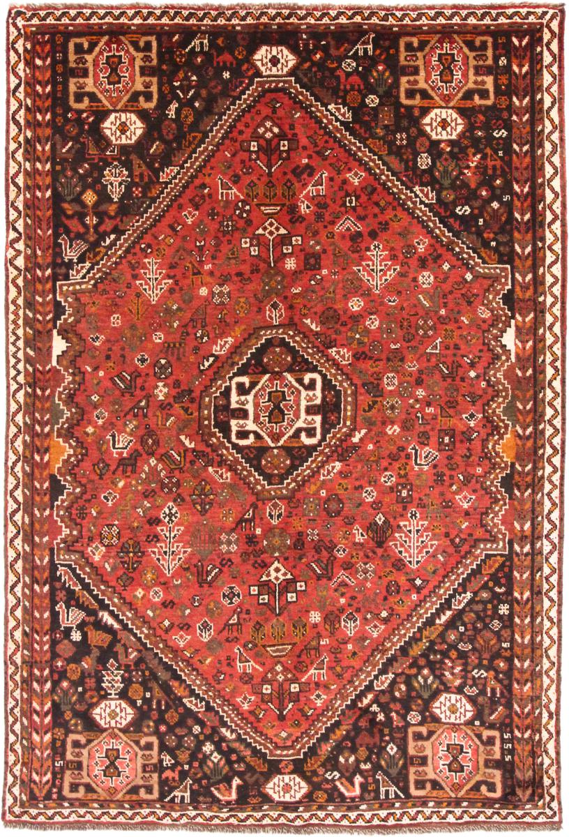 Tapete persa Shiraz 242x163 242x163, Tapete persa Atado à mão