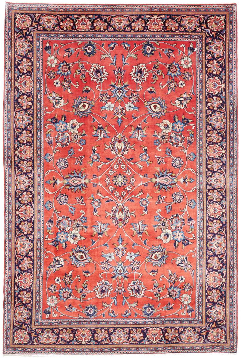 Persian Rug Sarouk 10'2"x6'6" 10'2"x6'6", Persian Rug Knotted by hand