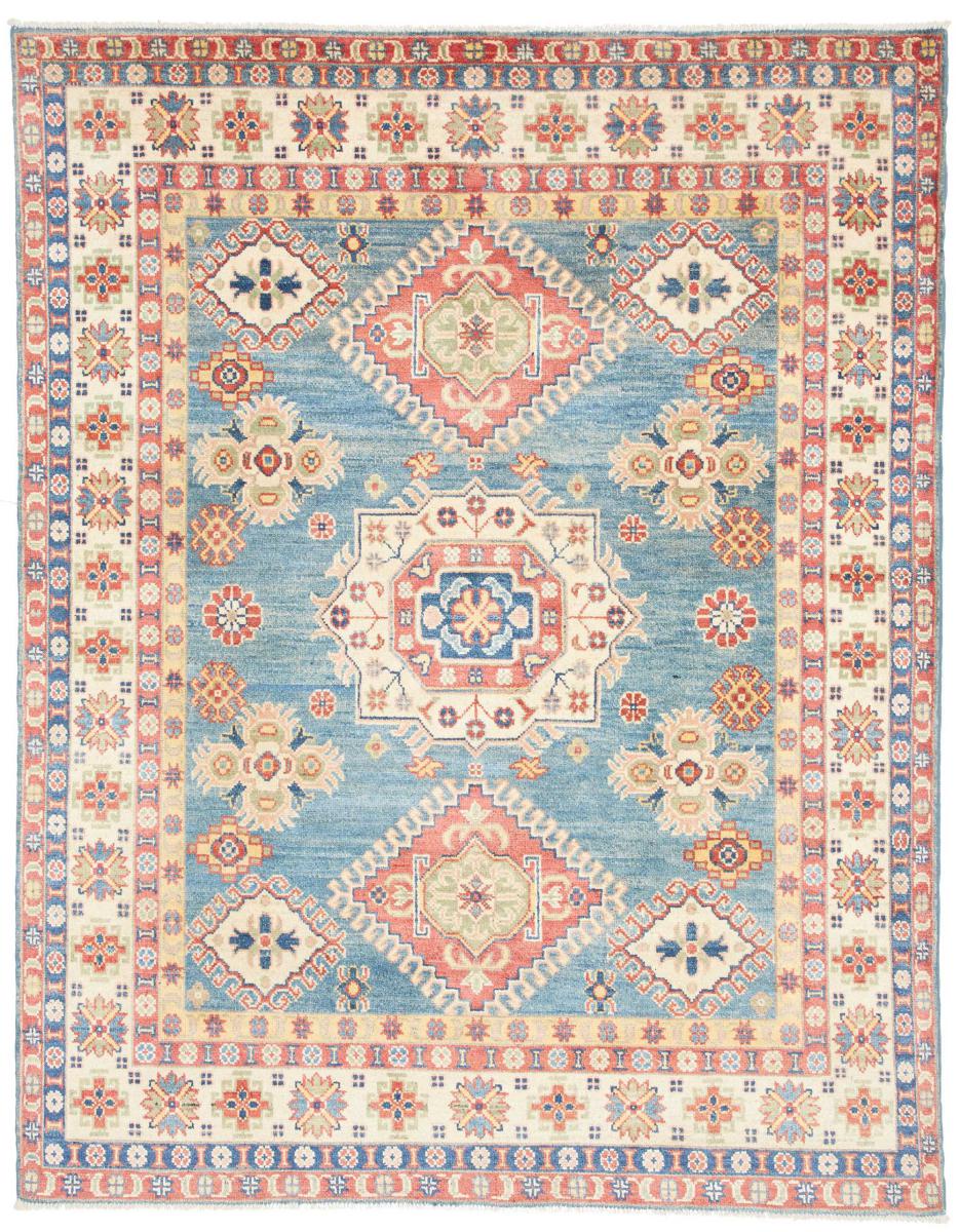 Afghan rug Kazak 195x149 195x149, Persian Rug Knotted by hand