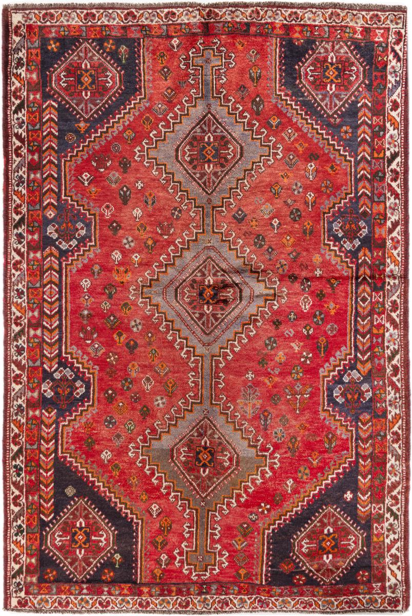 Περσικό χαλί Ghashghai 245x160 245x160, Περσικό χαλί Οι κόμποι έγιναν με το χέρι