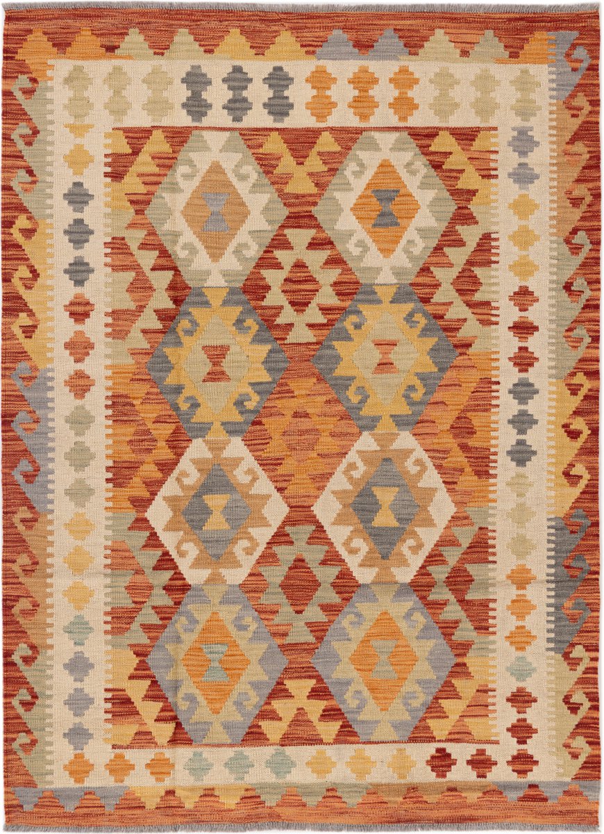 Afganistanilainen matto Kelim Afghan 173x129 173x129, Persialainen matto Käsinkudottu