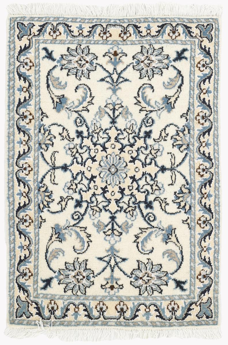 Tapis persan Naïn 2'10"x1'11" 2'10"x1'11", Tapis persan Noué à la main