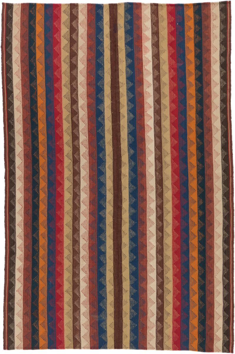 Persian Rug Kilim Fars 205x133 205x133, Persian Rug Woven by hand