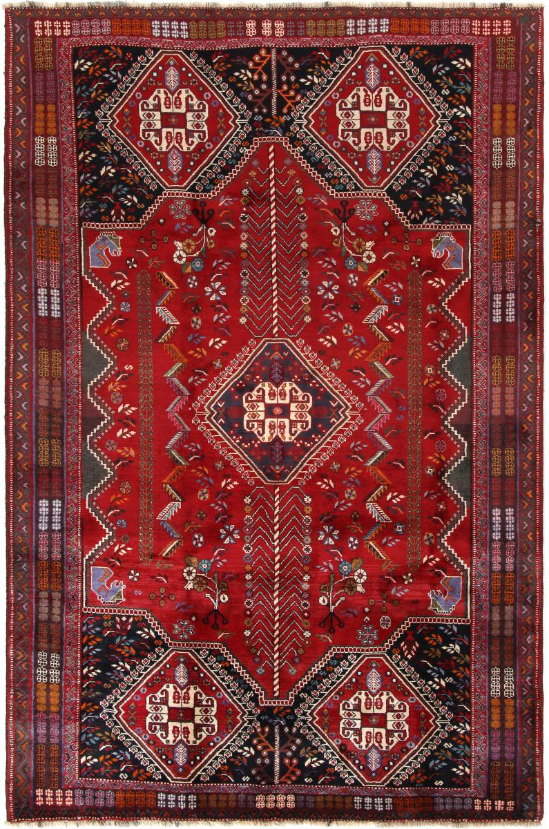Perzisch tapijt Shiraz 281x179 281x179, Perzisch tapijt Handgeknoopte