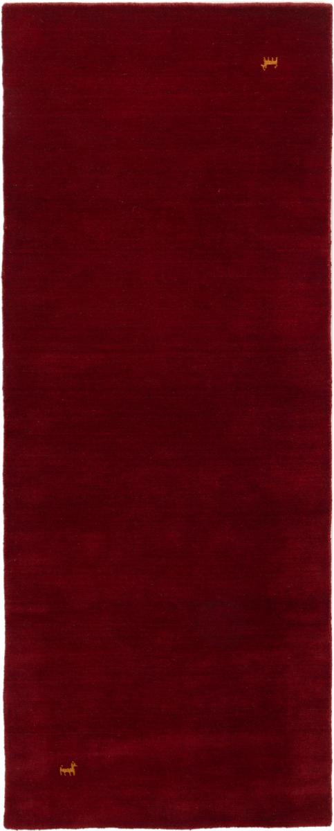 Indiai szőnyeg Loom Gabbeh Red 301x79 301x79, Perzsa szőnyeg Loom kézzel csomózott
