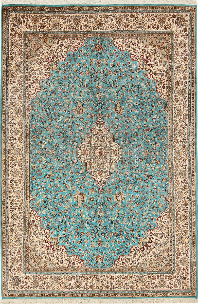 Tapete indiano Kashmir Seda 237x157 237x157, Tapete persa Atado à mão