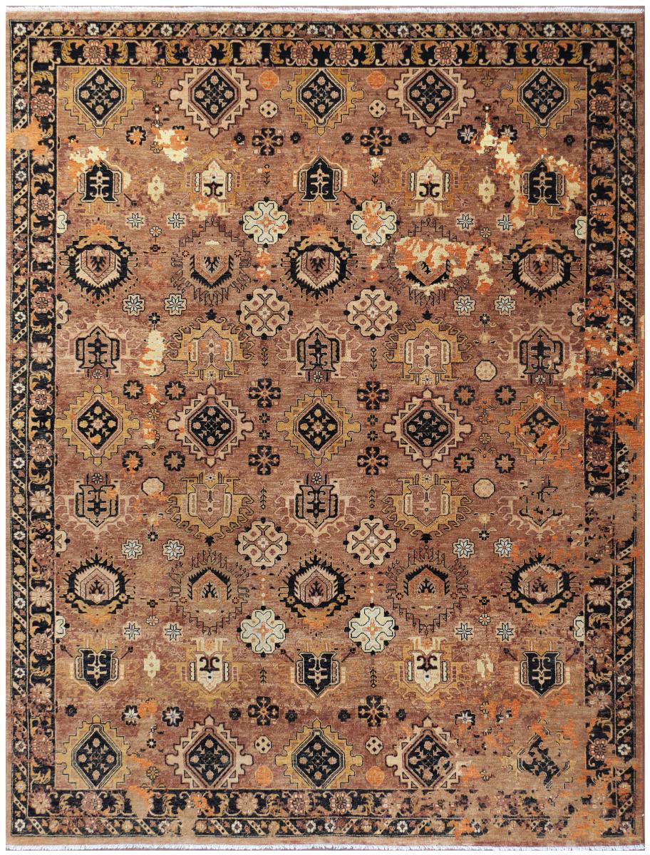 Indischer Teppich Sadraa 273x365 273x365, Perserteppich Handgeknüpft