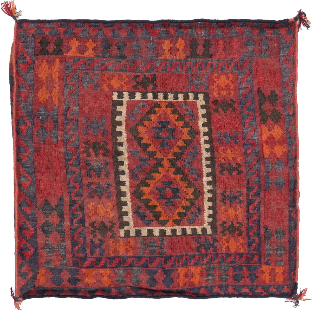 Alfombra afgana Kilim Afghan Funda de Cojín 80x80 80x80, Alfombra persa Anudado a mano