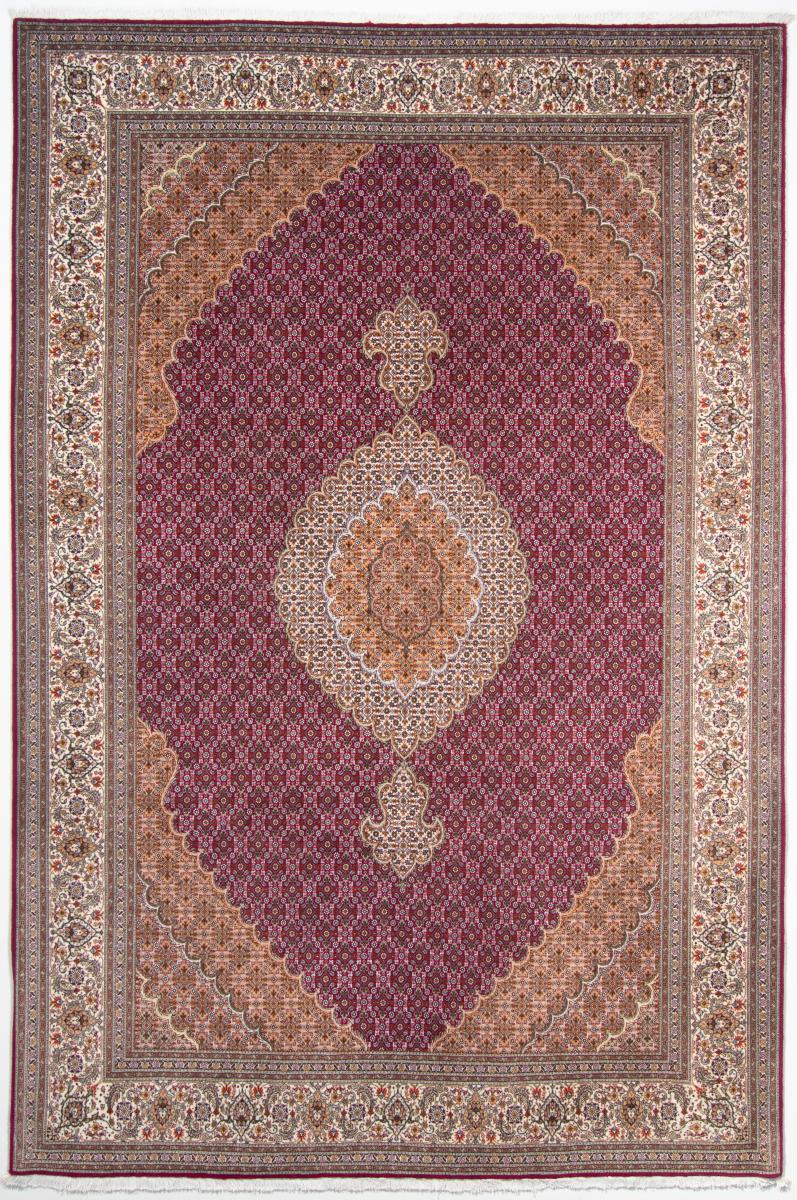 Tapete persa Tabriz 50Raj 305x204 305x204, Tapete persa Atado à mão